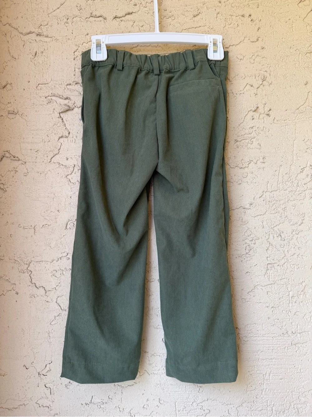 Edgehill Collection Boys White Long Sleeve Shirt and Olive Pants Set NWT